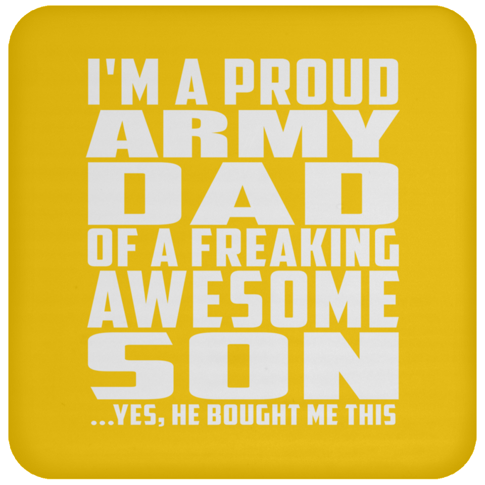 Proud Army Dad Of Awesome Son - Drink Coaster