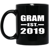 Gram Established EST. 2019 - 11oz Coffee Mug Black