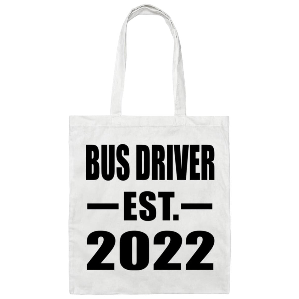 Bus Driver Established EST. 2022 - Tote Bag White