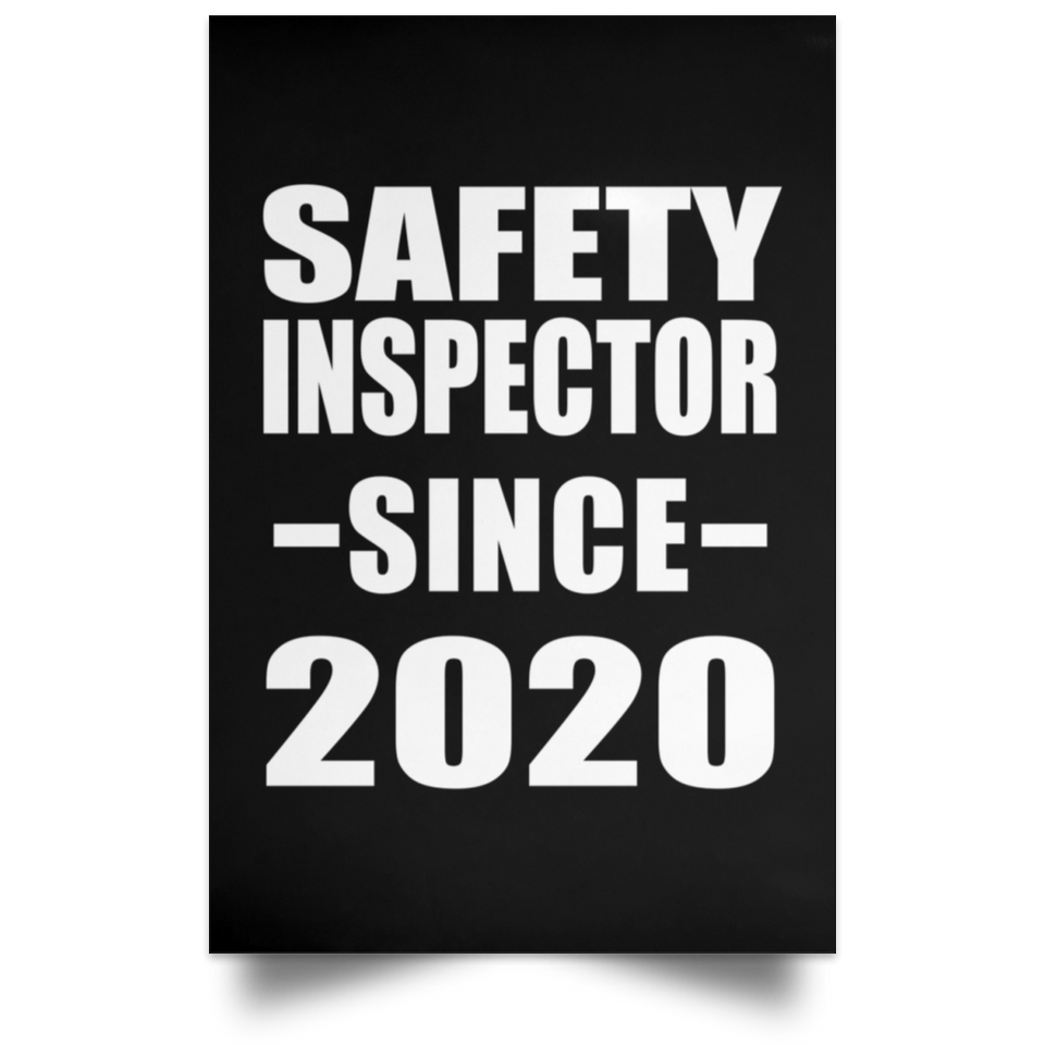 Safety Inspector Since 2020 - Poster Portrait