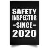 Safety Inspector Since 2020 - Poster Portrait