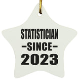 Statistician Since 2023 - Star Ornament