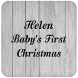 Helen Baby's First Christmas - Drink Coaster F