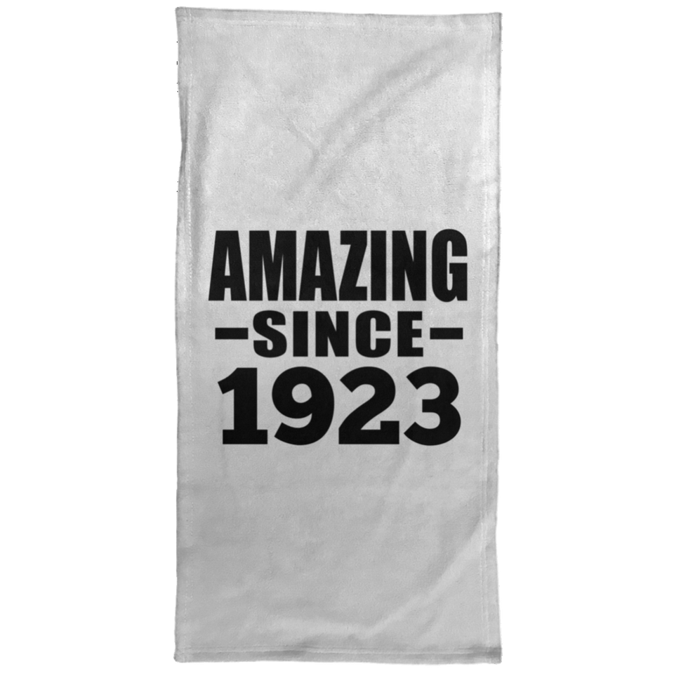 101st Birthday Amazing Since 1923 - Hand Towel