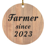 Farmer Since 2023 - Circle Ornament C