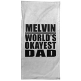 Melvin World's Okayest Dad - Hand Towel