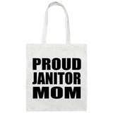 Proud Janitor Mom - Tote Bag White