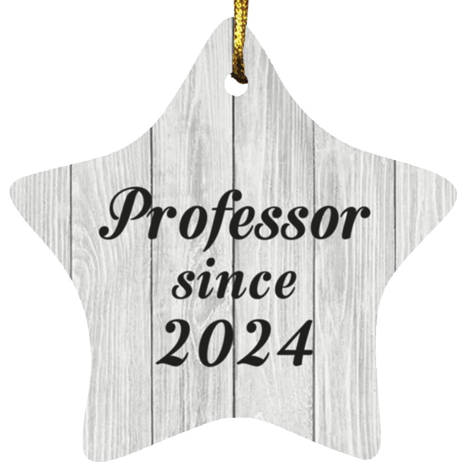 Professor Since 2024 - Star Ornament F