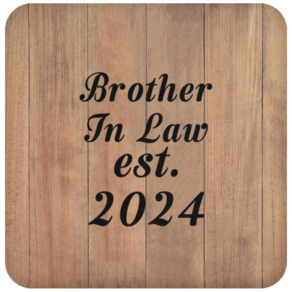 Brother In Law Established EST. 2024 - Drink Coaster C