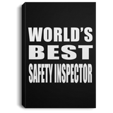 World's Best Safety Inspector - Canvas Portrait