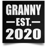 Granny Established EST. 2020 - Poster Square