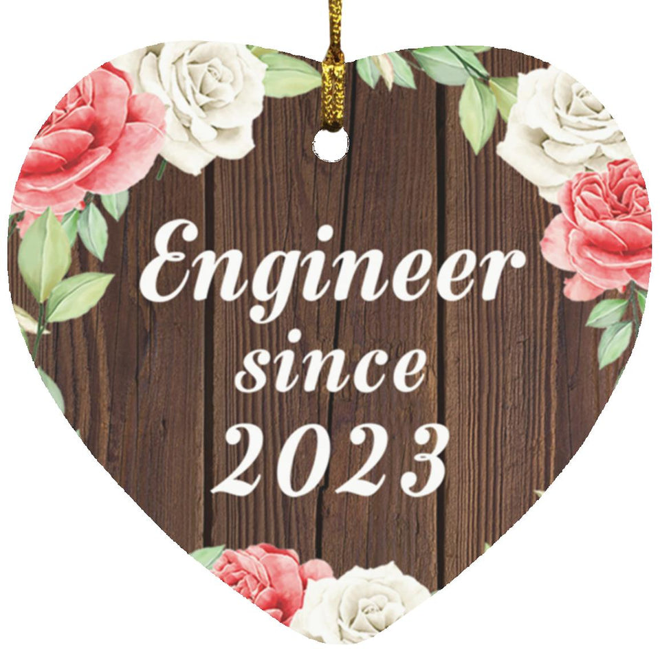 Engineer Since 2023 - Heart Ornament A