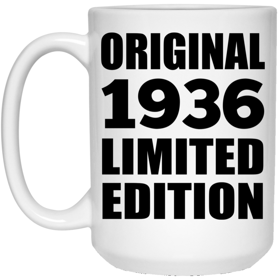 88th Birthday Original 1936 Limited Edition - 15oz Coffee Mug