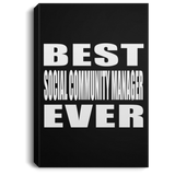 Best Social Community Manager Ever - Canvas Portrait