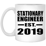 Stationary Engineer Established EST. 2019 - 11oz Coffee Mug