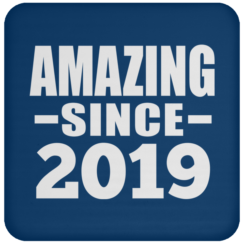5th Birthday Amazing Since 2019 - Drink Coaster