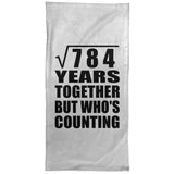 28th Anniversary Square Root of 784 Years Who's Counting - Hand Towel