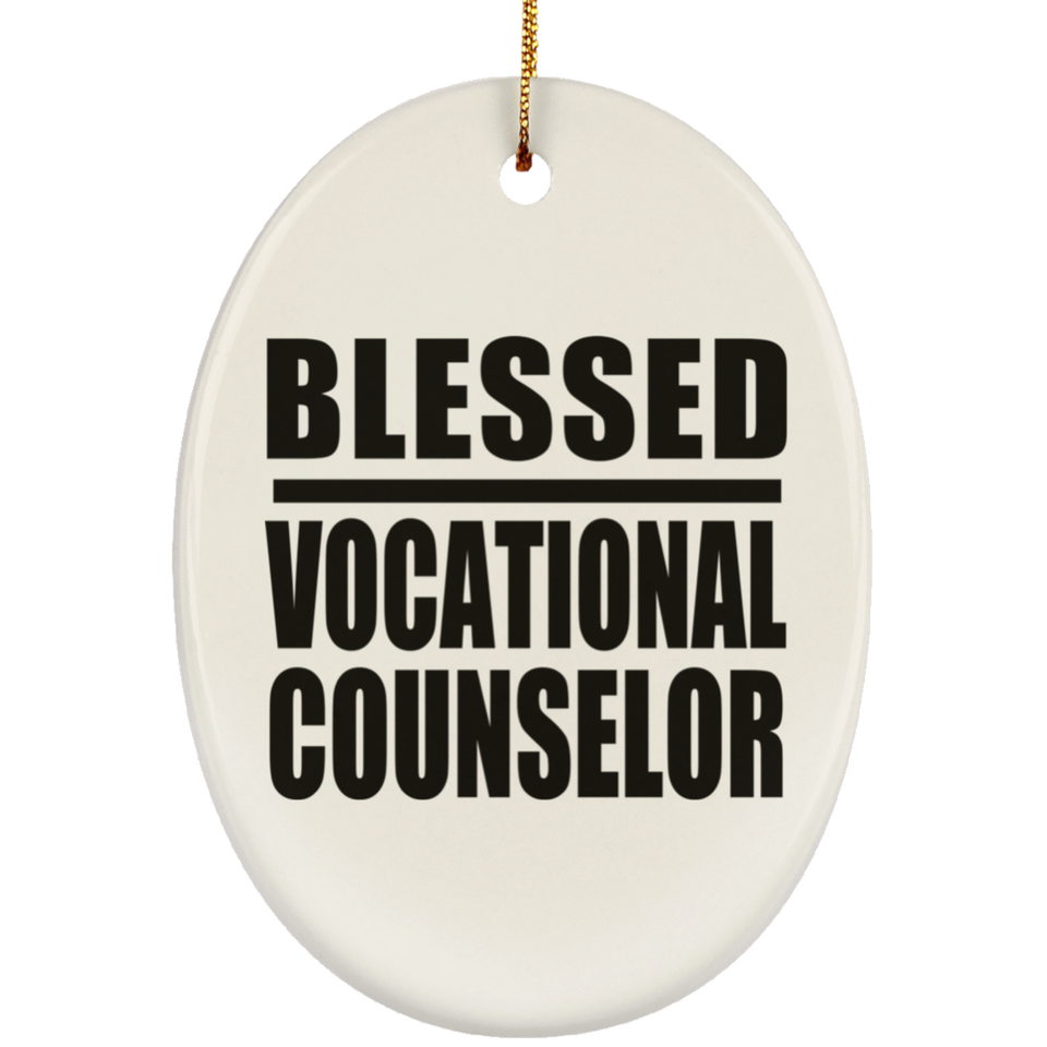 Blessed Vocational Counselor - Oval Ornament