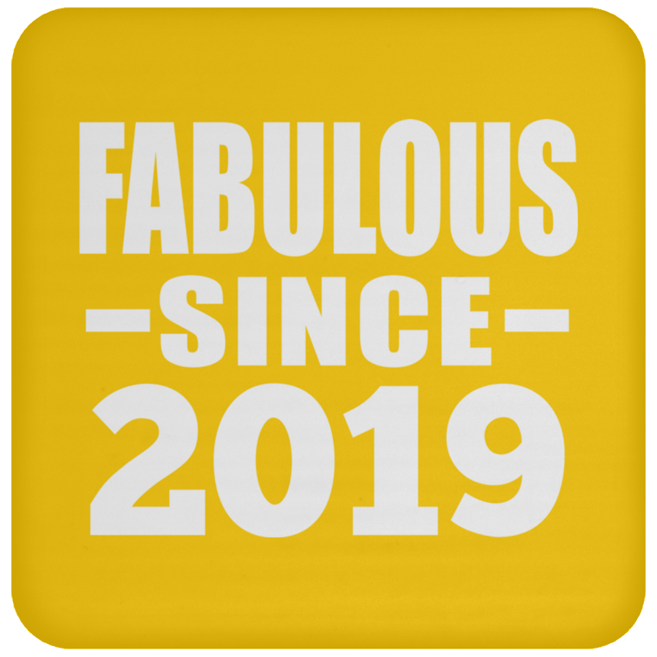 5th Birthday Fabulous Since 2019 - Drink Coaster
