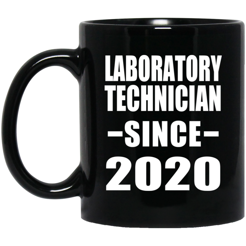 Laboratory Technician Since 2020 - 11oz Coffee Mug Black