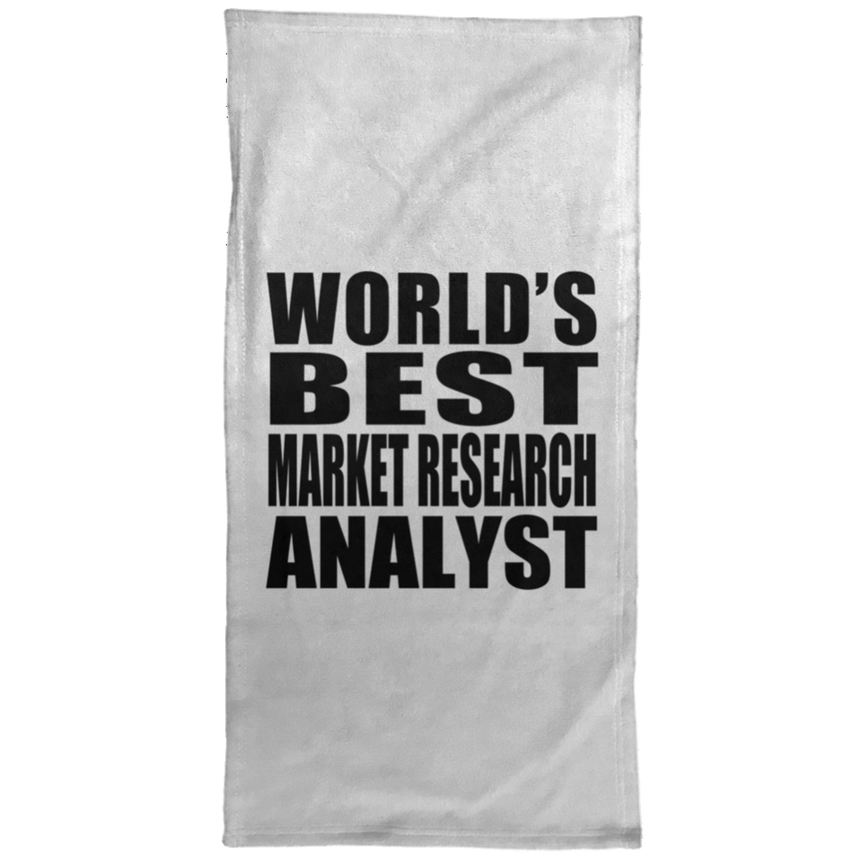 World's Best Market Research Analyst - Hand Towel