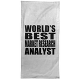 World's Best Market Research Analyst - Hand Towel