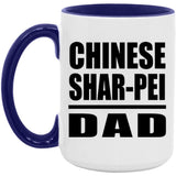Chinese Shar-Pei Dad - 15oz Accent Mug Purple
