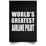 World's Greatest Airline Pilot - Poster Portrait