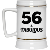 56th Birthday 56 & Fabulous - Beer Stein