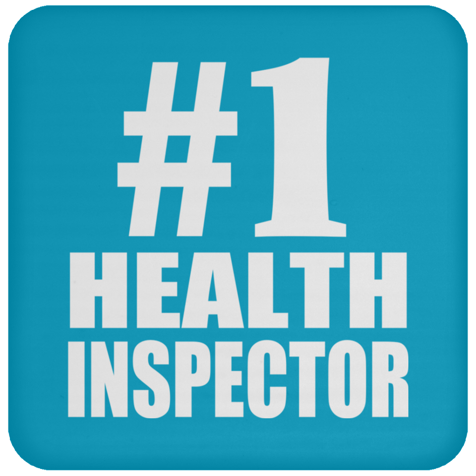 Number One #1 Health Inspector - Drink Coaster
