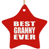 Best Granny Ever - Star Ornament