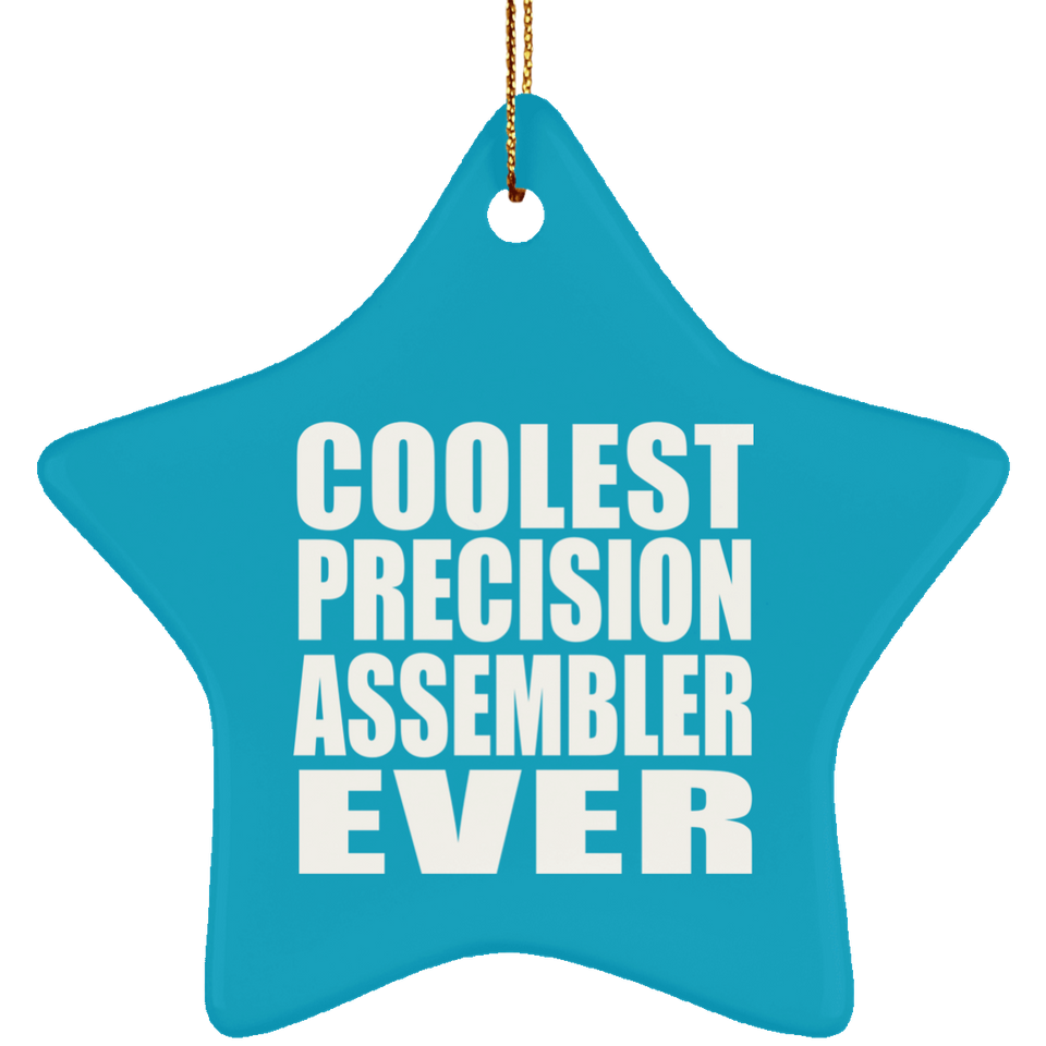 Coolest Precision Assembler Ever - Star Ornament
