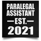 Paralegal Assistant Established EST. 2021 - Poster Square