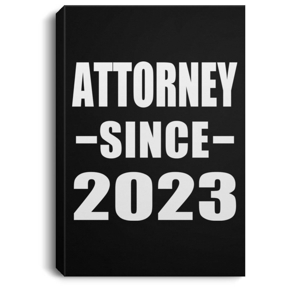 Attorney Since 2023 - Canvas Portrait