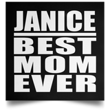 Janice Best Mom Ever - Poster Square