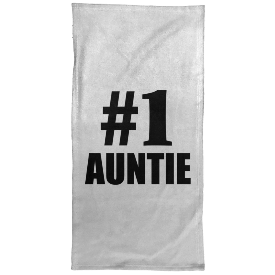 Number One #1 Auntie - Hand Towel