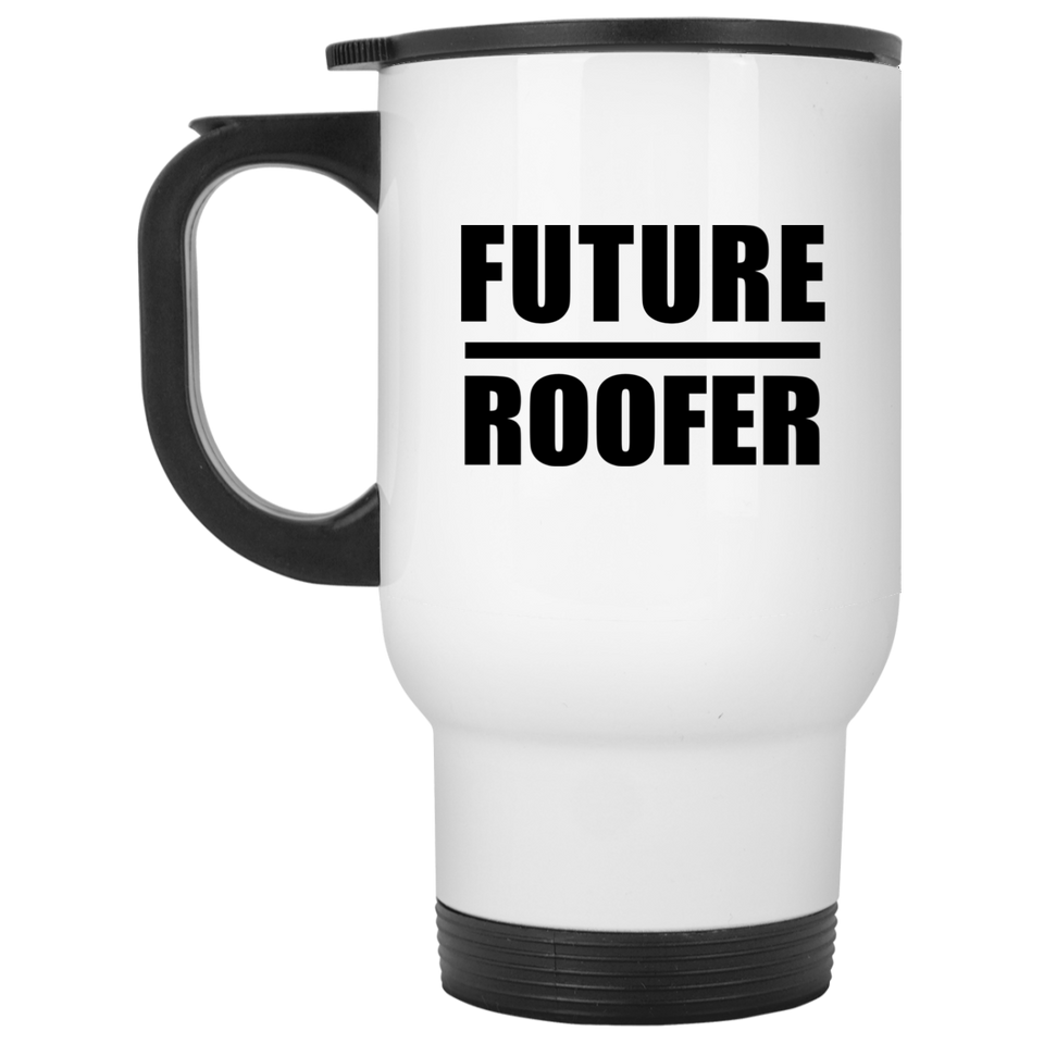 Future Roofer - White Travel Mug