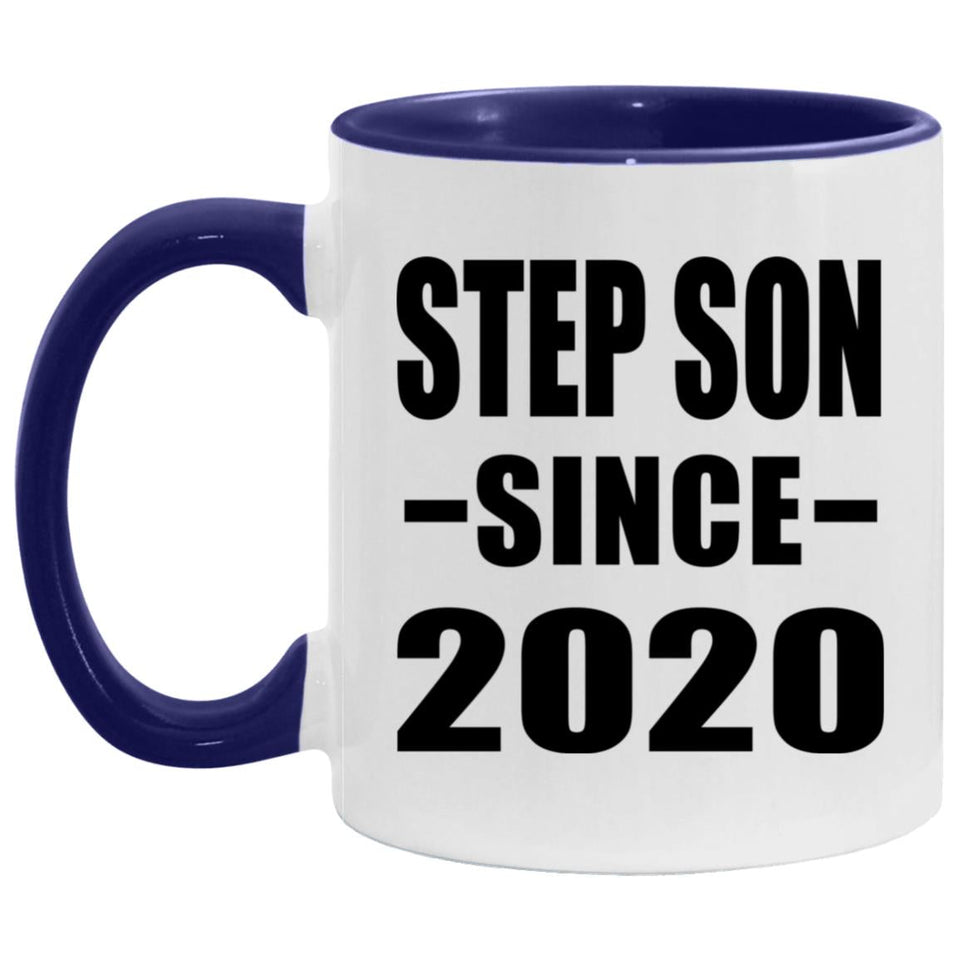 Step Son Since 2020 - 11oz Accent Mug Purple