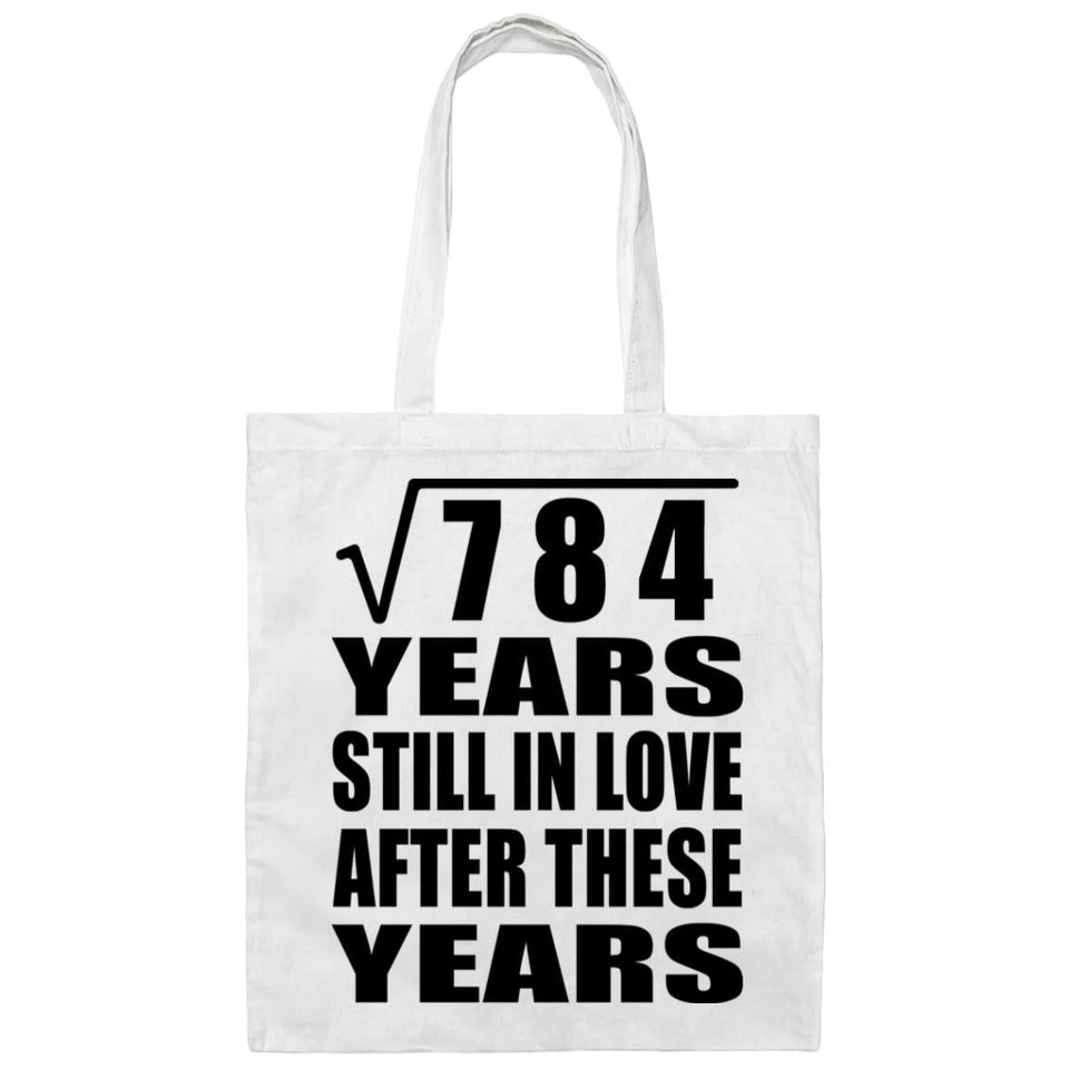 28th Anniversary Square Root of 784 Years Still In Love - Tote Bag White