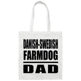 Danish-Swedish Farmdog Dad - Tote Bag White