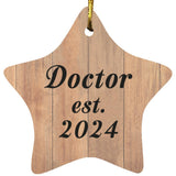 Doctor Established Est. 2024 - Star Ornament C