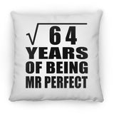8th Anniversary Square Root of 64 Years of Mr Perfect - Throw Pillow