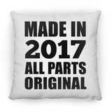 7th Birthday Made in 2017 All Parts Original - Throw Pillow