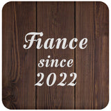 Fiance Since 2022 - Drink Coaster D