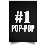 Number One #1 Pop-Pop - Poster Portrait