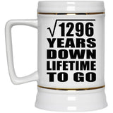36th Anniversary Square Root of 1296 Years Lifetime To Go - Beer Stein