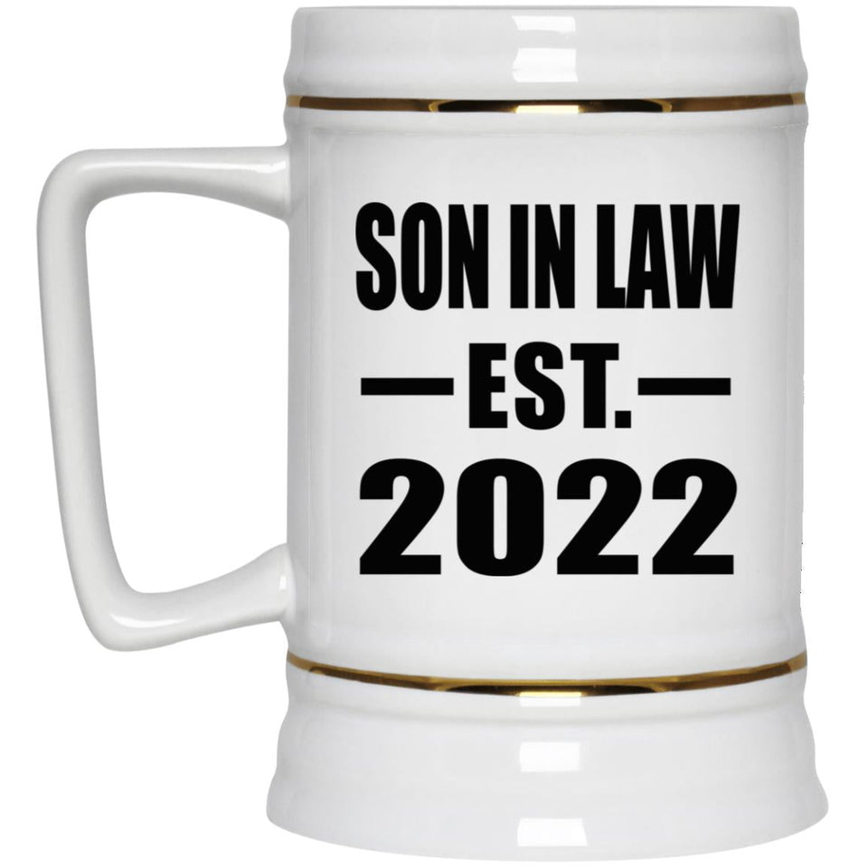 Son In Law Established EST. 2022 - Beer Stein