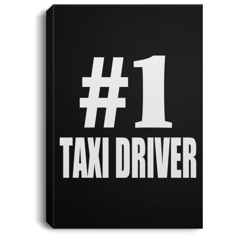 Number One #1 Taxi Driver - Canvas Portrait