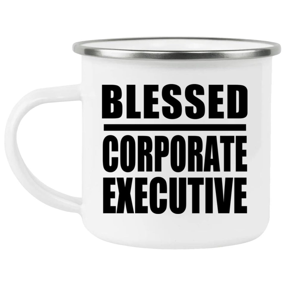 Blessed Corporate Executive - 12oz Camping Mug