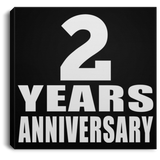 2nd Anniversary 2 Years Anniversary - Canvas Square